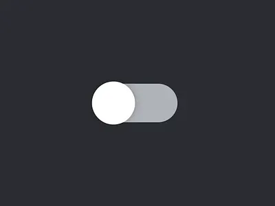 Toggle on & off interface motion motion design toggle ui