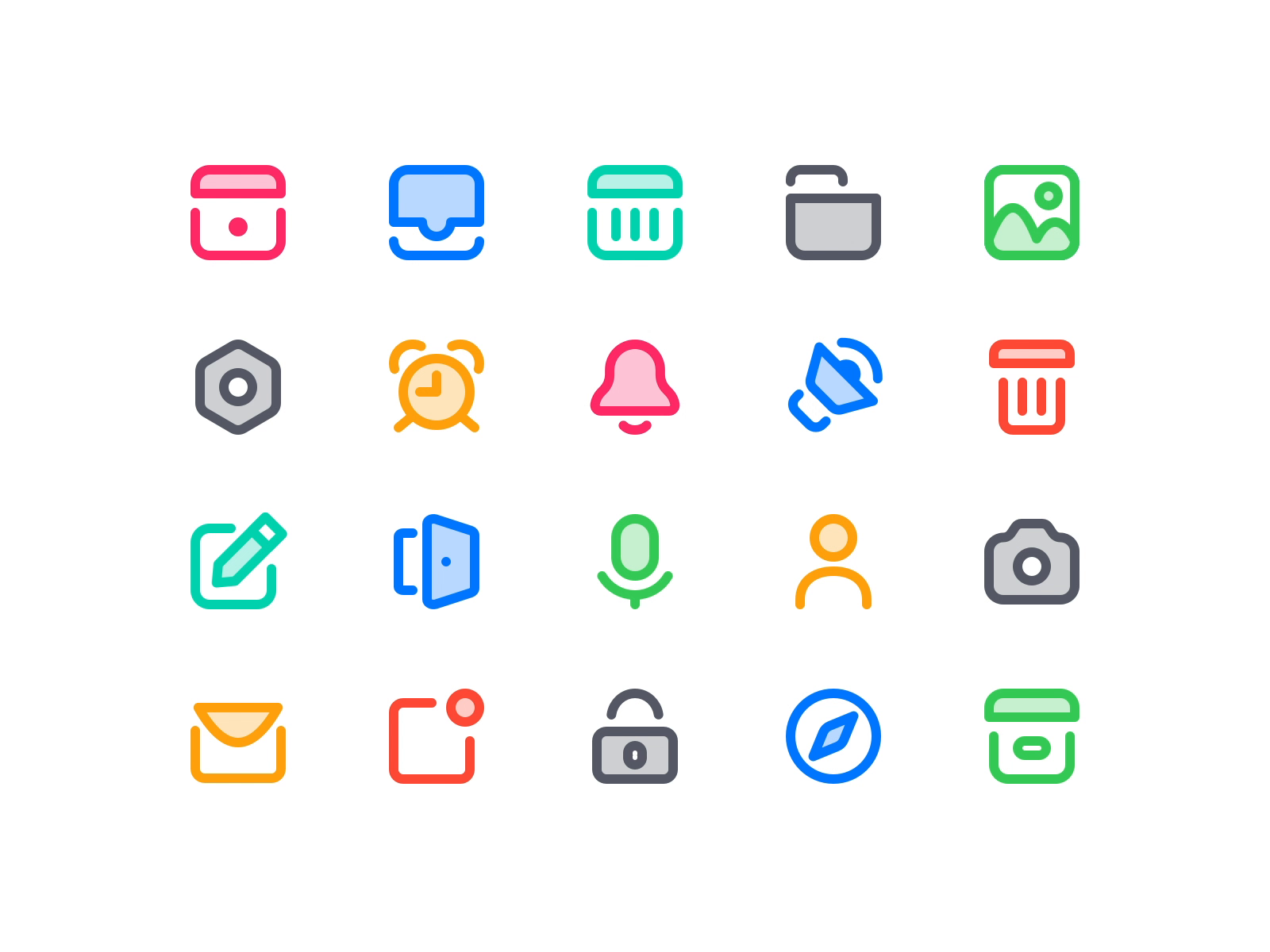 Example of Wunderlist Iconography 2019
