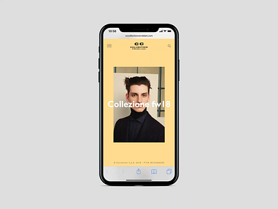 Corneliani - Mobile animated animation art direction corneliani creative design ecommerce fashion fashion store gif interaction mobile online store principle store ui ux web webdesign website