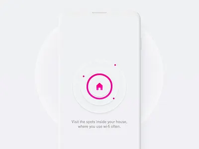 AR Wifi health app(splash screen) animation augmentedreality circle icon inspiration interface transition ui ux