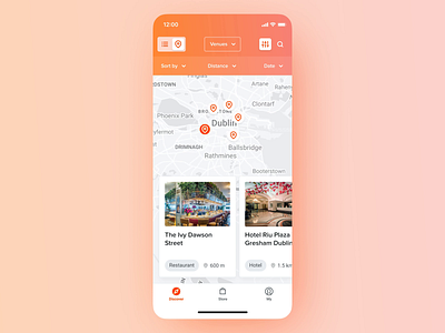 anyExcuse – Filter Interaction app app design filter filters interface map micro interaction mobile mobile mapp ui ui design ux