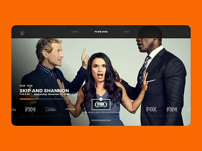 Live Lander Scroll 10ft animated app motion tv ui ux