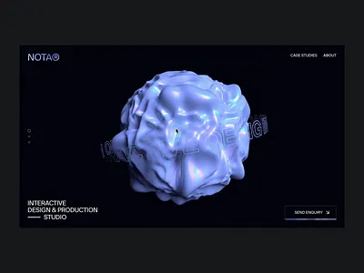 Hover to Distort 3d after effects animation cinema 4d cinema4d clean design designer distort illustration interaction interaction design interface landing page ui ui designer ux web web design website