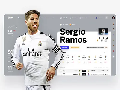 bwin bet betting bookmaker dashbaord design footbal interface news sport tips ui web