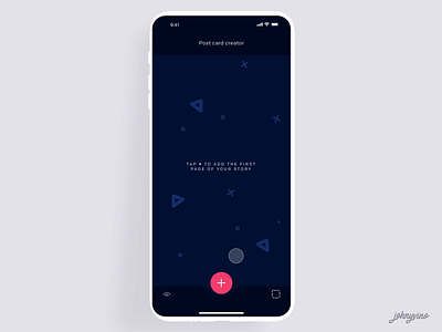 Unfold-Dark mode app card card design cards cards ui interaction ios johnyvino mail mailbox mailer portfolio post postcard poster poster art poster design ui ux vintage