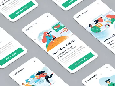 Smartsharp Animations after effects animation design illustration mobile motion motion design motiongraphics ui ui8 ux vector