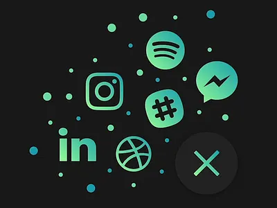 Sharing is caring after effects animation hibombo invision studio mobile muzli navigation menu share button