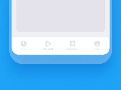 Tab bar switching animation android animation bottom bar brand effect icon