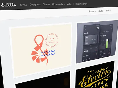 Fresh from Dribbble: New Categories & Filters! animation categories design dribbble filters navigation ui update ux web