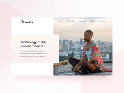Mudita.com – Home Page animation animation behance desktop gif home page landing page loop motion pastel principle product sketch ui ux web webdesign website