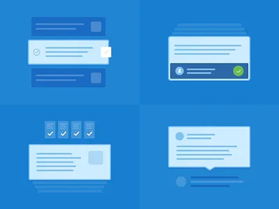Tours animation app flat interface motion tour ui vector