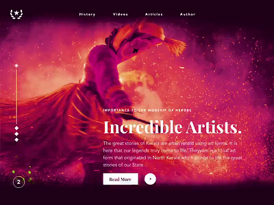 Landing page art gradient illustration interaction landing page landing page design ux website website design