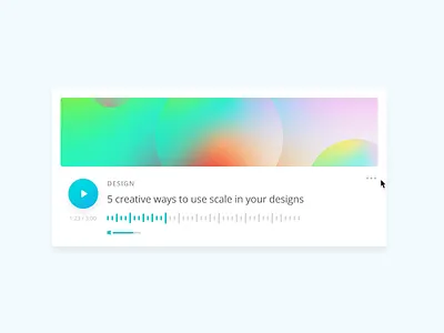 Audio Article article audio canva design ui ux