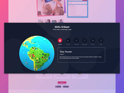 Children's Education and Learning Application animation australia brasil children china design germany gradient illustration illustrations morocco procreator sketch ui user interface ux vector website