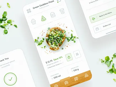 Food Order Interaction after effects ae motion animation basket bag checkout purchase buy add item ecommerce shop e commerce store line icons material ui ux mobile mobile app iphone nike product design pull down shopping cart purchase interaction sketch white green clean style