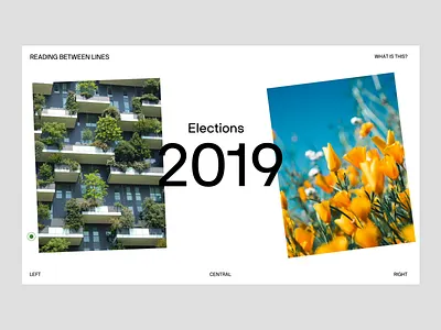 Reading Between Lines - On load animation clean exploration front end development hero interaction design minimal minimalistic typography ui ux webdesign