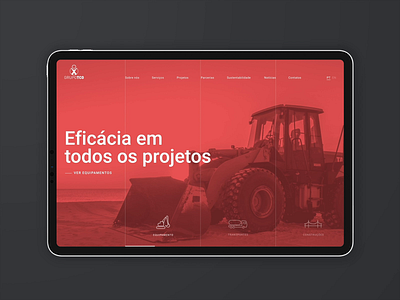 Landing for Grupo TCO animation carousel landing minimalist navigation simple transitions ui ux web