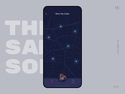 The Same Song Ⅱ cd dark ui music app ux animation