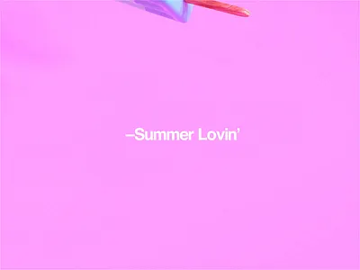–Summer Lovin' adobe animation art artist cinema4d dreams happy lolly motion octane octane render pink poster posterdesign satisfying shapes summer swiss vector
