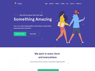 Landing Page Animation animation design illustration landing page mobile motion product uiux web web design website websites