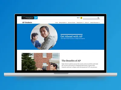 AP Student Homepage cta daily ui desktop desktop design hero homepage homepage design icon layout panel