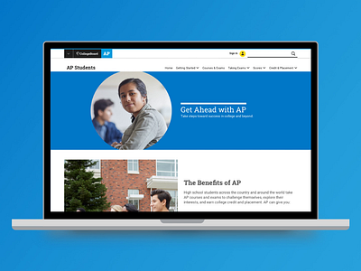 AP Student Homepage cta daily ui desktop desktop design hero homepage homepage design icon layout panel