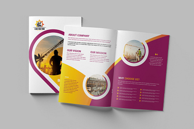 Construction Company Profile brochure design