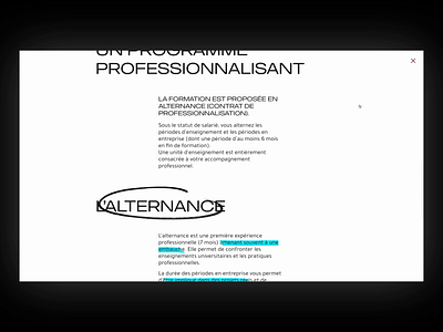 Multimedia School Online Branding branding design interactive website interface interfacedesign landing page landing page ui navigation school scroll scroll animation website