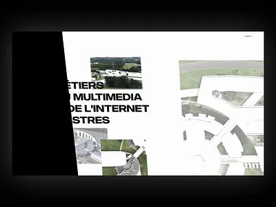 Multimedia school online branding animation branding design interactive website interface landing page navigation school scroll ui website