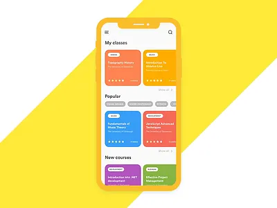 Mobile App for Educational Platform animated animation app app design application design ios minimal mobile ui ui uiux visual design