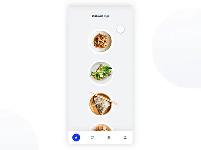 Food app for Daily Creative Challenge app daily creative challenge food mobile