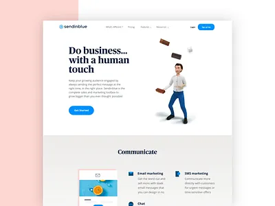 Feature Mother 3d agency animations c4d home human illustration landing motion ui ux