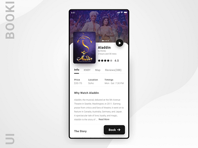 Movie Booking animation book booking cinema interaction movie payment play ratings reviews seats story theatre tickets video