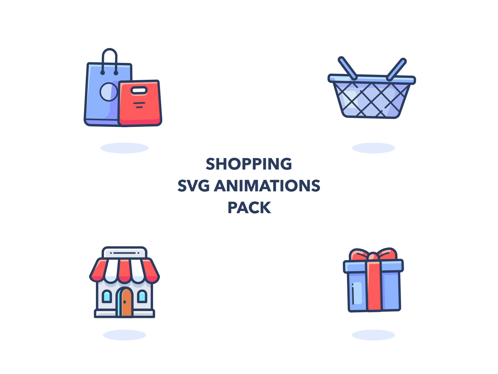 Animated Shopping Icons by Alex Kunchevsky for OUTLΛNE on Dribbble