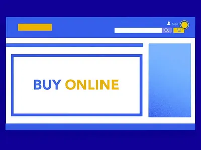 Online Store 2d animation buy online delivery design illustration motion design motion graphics online online shop online store ui animation uiux website
