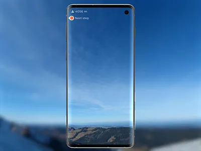 AR Hiking Navigation - Smartphone 3d ar experience assistant augmentedreality direction hiker interaction location based ar motion motion tracking navigation photo smartphone smartphones virtual voice weather