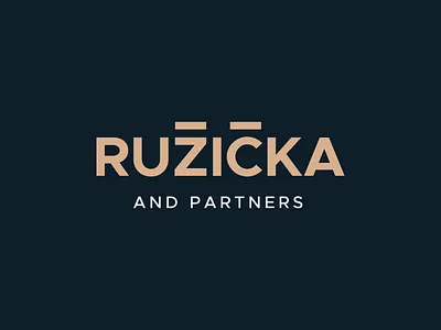 RUŽIČKA AND PARTNERS — Logo animation app branding clean colors design flat gif icon identity illustration landing page logo logo animation minimal ui ux vector web website