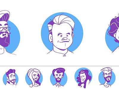 Social Avatars 20%Off avatar cartoon character characterdesign coloring custom avatar drawing fun illustration network process sketch social spovv