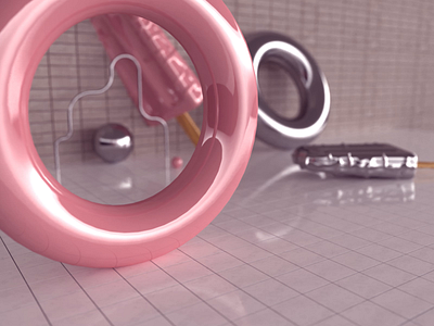 Pool Party. adobe animation art artist cinema4d dreams happy lolly motion octane octane render pink poster posterdesign satisfying shapes summer swiss vector