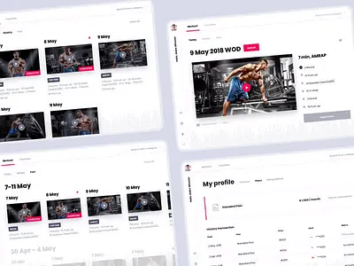 Mt Point - Light and Dark Themes animation design fitness fitness app fitness club interaction animation interaction design online app sport sport app training ux workout workout app