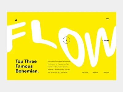 Concepts art concept grid header hero landing layout minimal portfolio typography ui kit