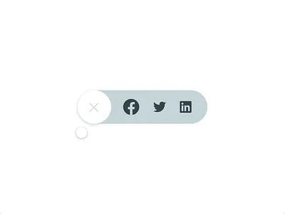 Daily UI 010 Share Button - Animated Share Button 010 adobe xd animation daily ui dailyui design facebook linkedin minimal motion design prototype animation share share button social social media twitter ui ux uxui web