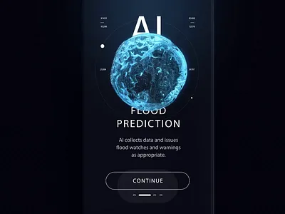 AI App Onboarding animation artificial intelligence cinema 4d fire fog futuristic ui fx interface design loader machine learning motion design neural network onboarding particles product design sci fi space water weater wind