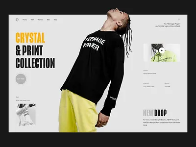 Teenage Prayer after effect animation clean concept design e commerce fashion grid interaction layout minimal modern motion photo sketch typography ui ui ux web website