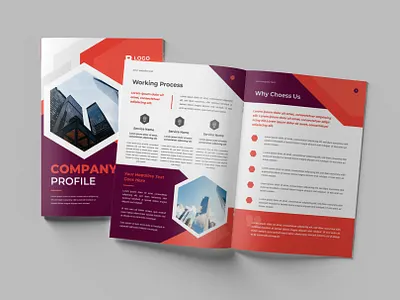 Coloful Creative corporate brochure brochure