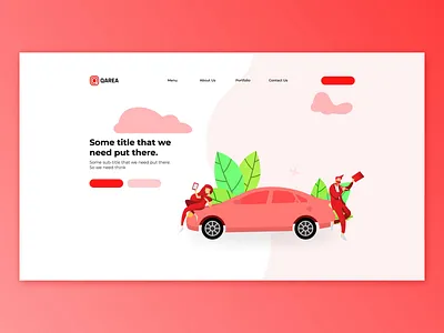 Clean. Fresh. Fluid. animation art car clean design flat gif graphic design illustration illustrator logo minimal mp4 red svg ui vector video web website