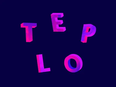 TEPLO ae after affects ai animation design glitch illustration logo motion motion graphics motiondesign movement psd type typography vector