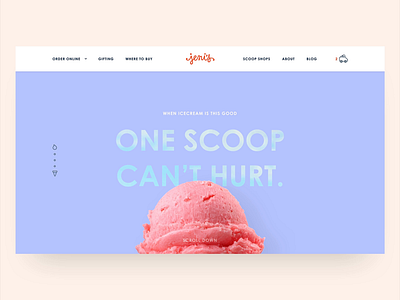 Jenni's New Flavors Concept animation ice cream ice cream shop ice cream truck jenni simple