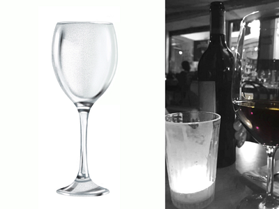 Wine Glass glass illustration ipad pro movement process procreate app wine
