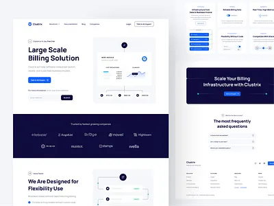 Billing - Landing Page analytics animation banking billing business design design system dipa inhouse finance financial fintech graphic design landing page landingpage motion graphics responsive ui design ux design web design website